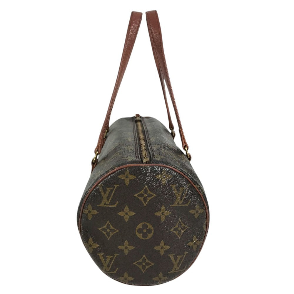 LOUIS VUITTON M51365 Monogram Old Type Papillon30 Papillon 30 Shoulder bag, cylindrical shape, with pouch. Hand Bag MonogramCanvas Brown Used