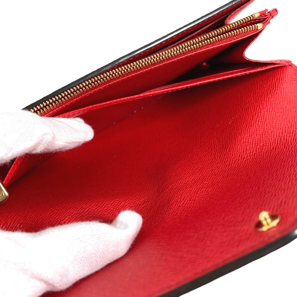 LOUIS VUITTON M81980 LV × YK Yayoi Kusama Monogram Portefeuille Sarah NM long wallet bifold Long Wallet MonogramCanvas Brown/Multicolore Used