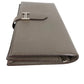 HERMES Bearn Souffle Bearn Souffle Long wallet, bi-fold, H logo Long Wallet Epsom Etain gray/SilverHardware Used