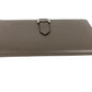 HERMES Bearn Souffle Bearn Souffle Long wallet, bi-fold, H logo Long Wallet Epsom Etain gray/SilverHardware Used