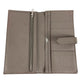 HERMES Bearn Souffle Bearn Souffle Long wallet, bi-fold, H logo Long Wallet Epsom Etain gray/SilverHardware Used