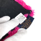 LOUIS VUITTON M70872 Monogram flower charpes LV in the city Beaver fur tippet, bicolor Scarf silk pink/Black Used