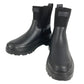 HUNTER WFS1000LPY Explorer Chelsea Platform Boots Shoes shoes boots Leather Black Used
