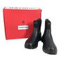 HUNTER WFS1000LPY Explorer Chelsea Platform Boots Shoes shoes boots Leather Black Used