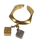 LOUIS VUITTON M62824 Luckygram Ring Dice Monogram Accessories Ring Metal Gold Used