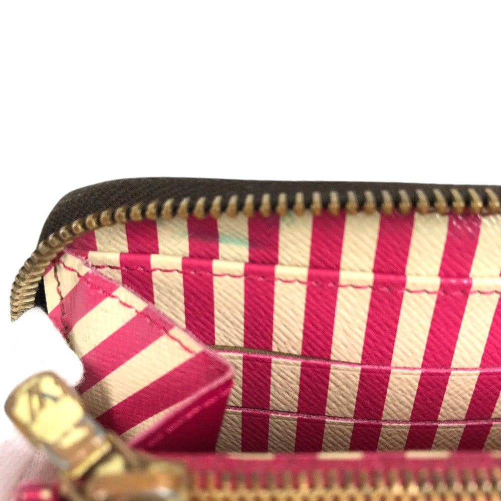 LOUIS VUITTON M58507 Monogram 2014 Christmas Limited Edition Zippy Wallet Long wallet Zip Around Long Wallet MonogramCanvas Brown Used
