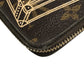 LOUIS VUITTON M58507 Monogram 2014 Christmas Limited Edition Zippy Wallet Long wallet Zip Around Long Wallet MonogramCanvas Brown Used