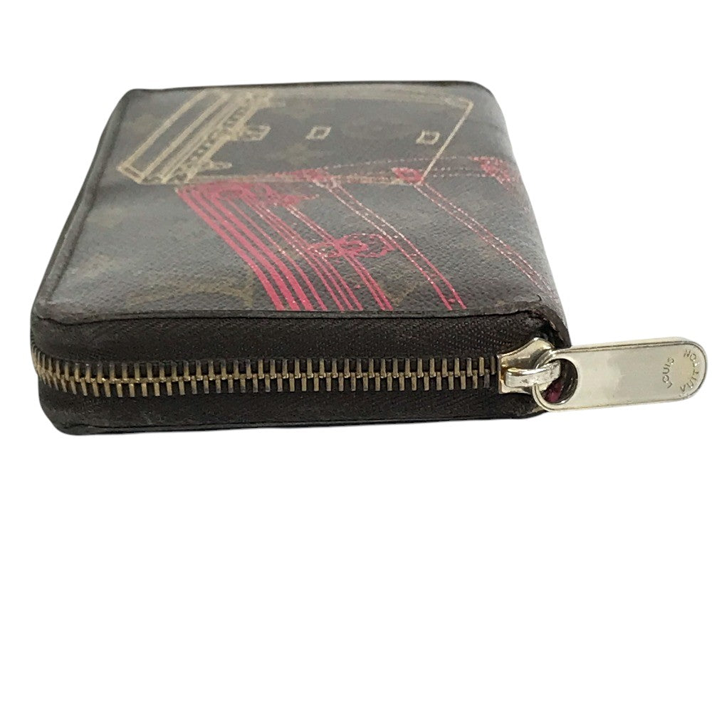 LOUIS VUITTON M58507 Monogram 2014 Christmas Limited Edition Zippy Wallet Long wallet Zip Around Long Wallet MonogramCanvas Brown Used