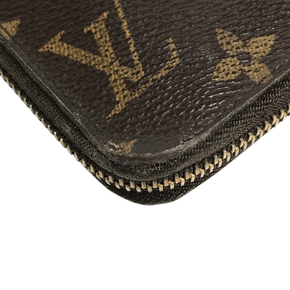 LOUIS VUITTON M58507 Monogram 2014 Christmas Limited Edition Zippy Wallet Long wallet Zip Around Long Wallet MonogramCanvas Brown Used