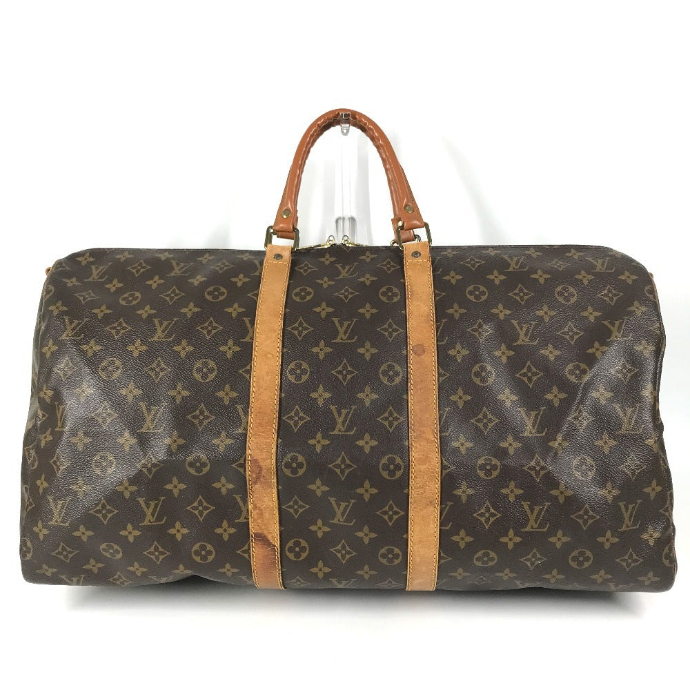 LOUIS VUITTON M41414 Monogram KeepallBandouliere55 Bag Travel Bag Travel Bag Hand Bag Duffle Bag MonogramCanvas Brown Used