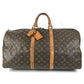 LOUIS VUITTON M41424 Monogram Keepall55 Keepall 55 Bag Hand Bag Travel Bag Duffle Bag MonogramCanvas Brown Used