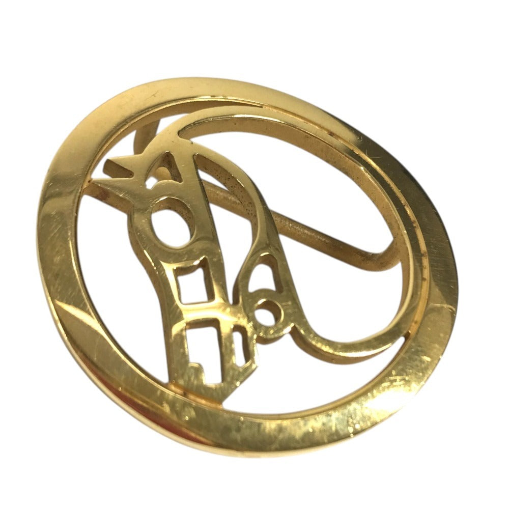 HERMES Schwalbert buckle only Accessories for bottoms buckle Metal Gold Used