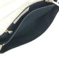 BALENCIAGA 327079 Studs Giant envelope Bag Pouch Flap Clutch bag Leather White/Gold Used