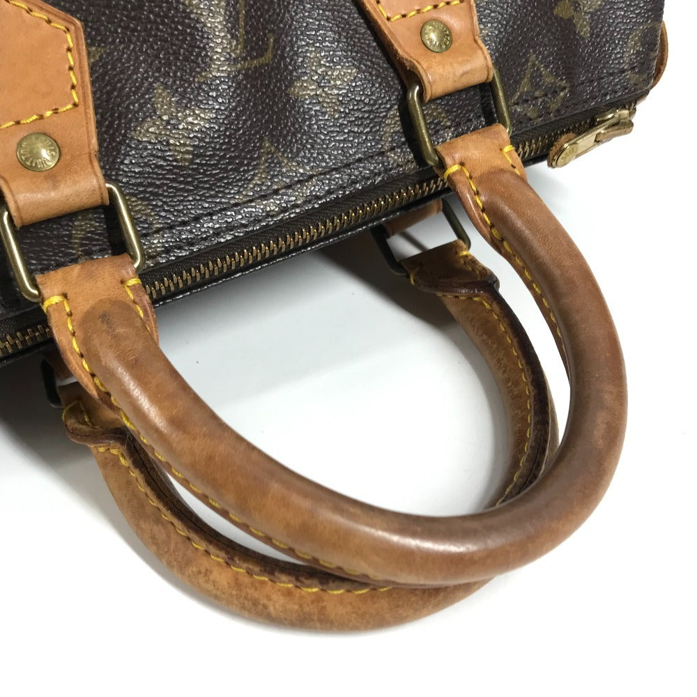 LOUIS VUITTON M41528 Monogram Speedy25 Speedy 25 Bags Tote Bag Mini Duffle Bag Hand Bag MonogramCanvas Brown Used