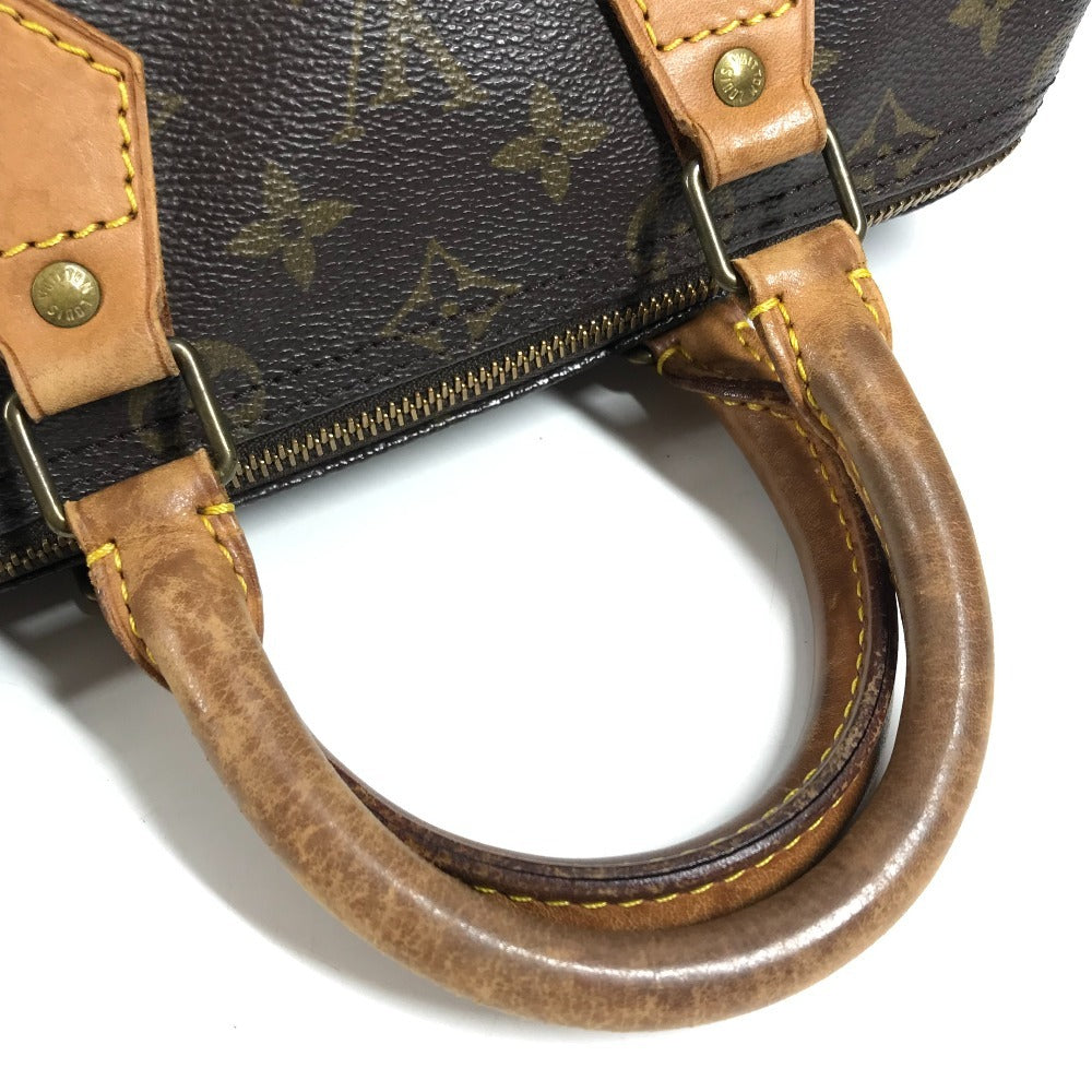 LOUIS VUITTON M41528 Monogram Speedy25 Speedy 25 Bags Tote Bag Mini Duffle Bag Hand Bag MonogramCanvas Brown Used