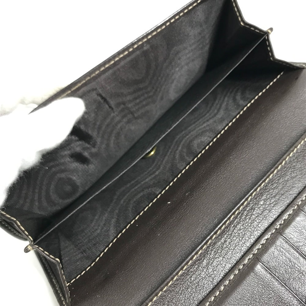 GUCCI 245723 LOVELY Guccissima logo GG heart Double Snap Long Wallet Long Wallet GGCanvas/Leather Beige/Dark brown Used