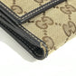 GUCCI 245723 LOVELY Guccissima logo GG heart Double Snap Long Wallet Long Wallet GGCanvas/Leather Beige/Dark brown Used
