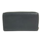 GUCCI 496317 Logo GG Zip Around Long Wallet Long Wallet Leather Black Used