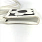 CELINE Flower logo Shoulder bag, Crossbody, Leather, Canvas, Black Shoulder Bag Leather/Canvas White Used