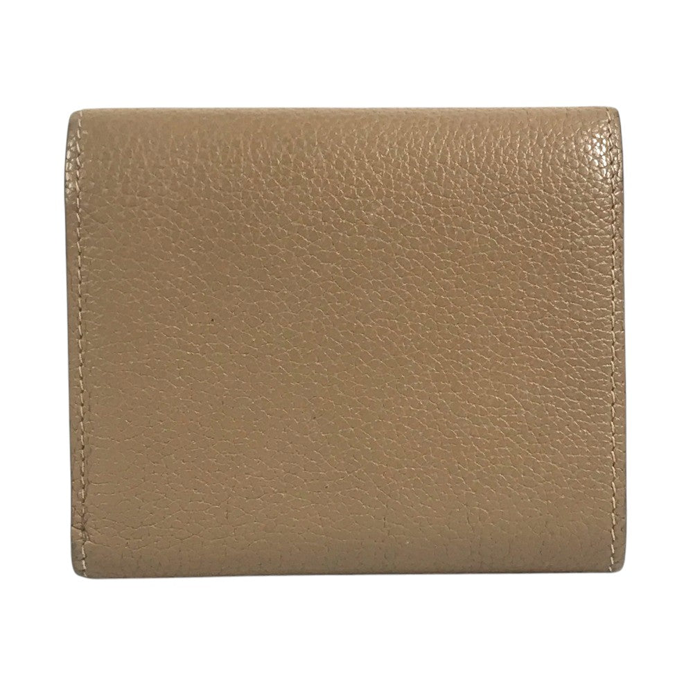 LOUIS VUITTON M64391 Monogram Portefeuille Double V Compact Compact wallet Trifold wallet MonogramCanvas Brown/Beige Used
