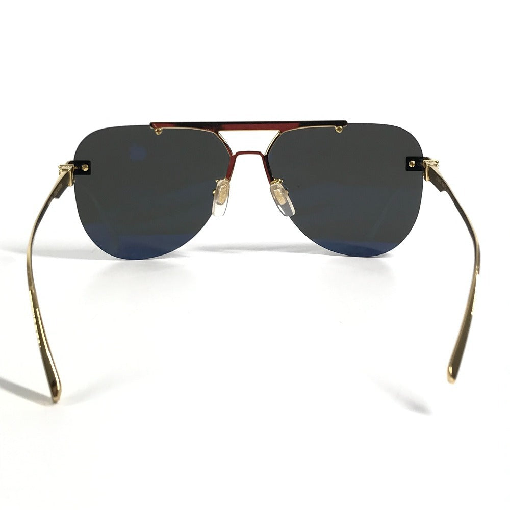 LOUIS VUITTON Z1261E Ash sunglasses glasses glasses eyewear sunglasses Metal Gold Used