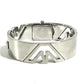 Emporio Armani AR5740 Logo Bangle Watch Women's watch bracelet Wristwatch SS Silver Used