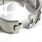 Emporio Armani AR5740 Logo Bangle Watch Women's watch bracelet Wristwatch SS Silver Used
