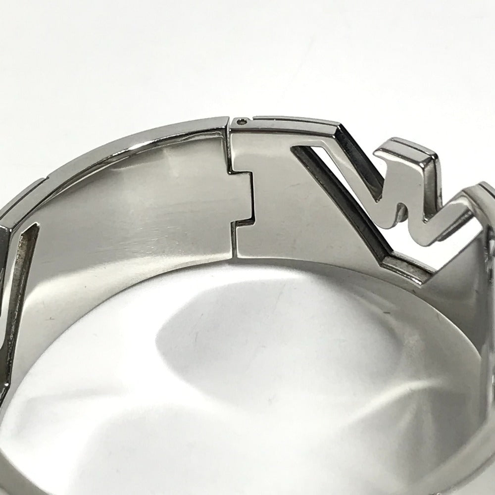 Emporio Armani AR5740 Logo Bangle Watch Women's watch bracelet Wristwatch SS Silver Used