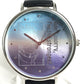 USJ x Jujutsu Kaisen Collaboration: Satoru Gojo logo Watch Universal Studios Japan Wristwatch Leather Silver/Black Used