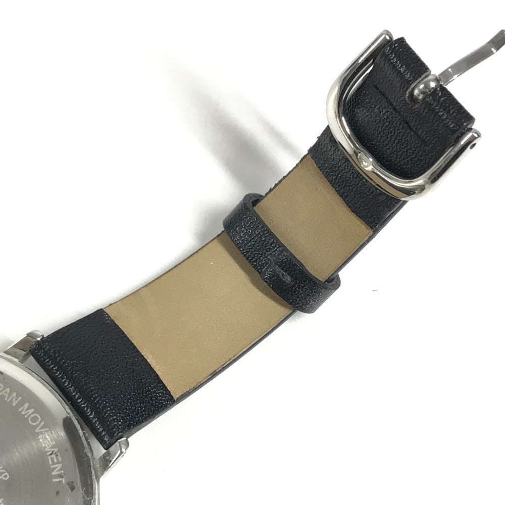 USJ x Jujutsu Kaisen Collaboration: Satoru Gojo logo Watch Universal Studios Japan Wristwatch Leather Silver/Black Used