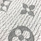 LOUIS VUITTON M74742 charpes logo mania charpes logo mania Fringe Stole / Shawl Scarf wool / silk gray Used