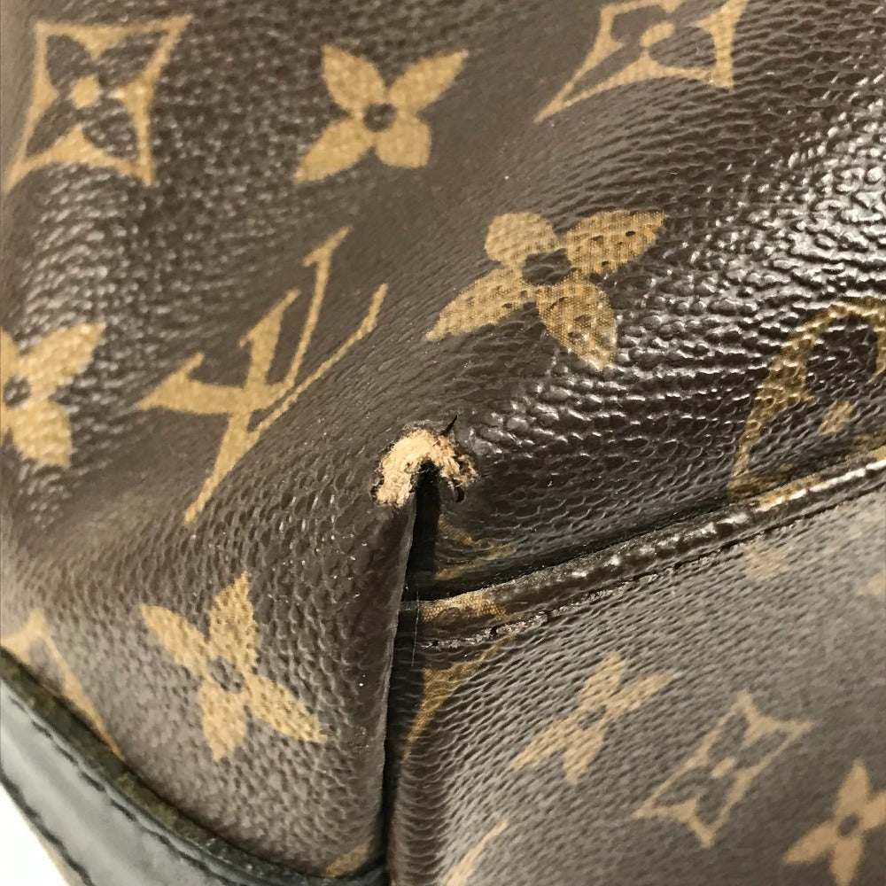 LOUIS VUITTON M40388 MonogramMacassar Kitan Business bag, Handbag, 2-way bag Tote Bag MonogramMacassarCanvas Brown/Black Used
