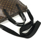 LOUIS VUITTON M40388 MonogramMacassar Kitan Business bag, Handbag, 2-way bag Tote Bag MonogramMacassarCanvas Brown/Black Used
