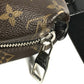 LOUIS VUITTON M40388 MonogramMacassar Kitan Business bag, Handbag, 2-way bag Tote Bag MonogramMacassarCanvas Brown/Black Used