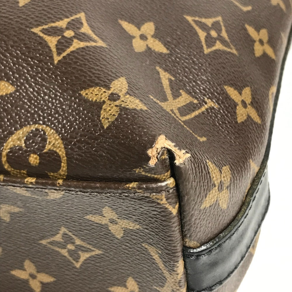 LOUIS VUITTON M40388 MonogramMacassar Kitan Business bag, Handbag, 2-way bag Tote Bag MonogramMacassarCanvas Brown/Black Used