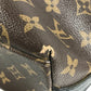 LOUIS VUITTON M40388 MonogramMacassar Kitan Business bag, Handbag, 2-way bag Tote Bag MonogramMacassarCanvas Brown/Black Used