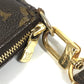 LOUIS VUITTON M40712 Monogram PochetteAccessoires Separate long strap Handbag Crossbody Shoulder Bag MonogramCanvas Brown Used