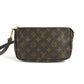 LOUIS VUITTON M40712 Monogram PochetteAccessoires Separate long strap Handbag Crossbody Shoulder Bag MonogramCanvas Brown Used