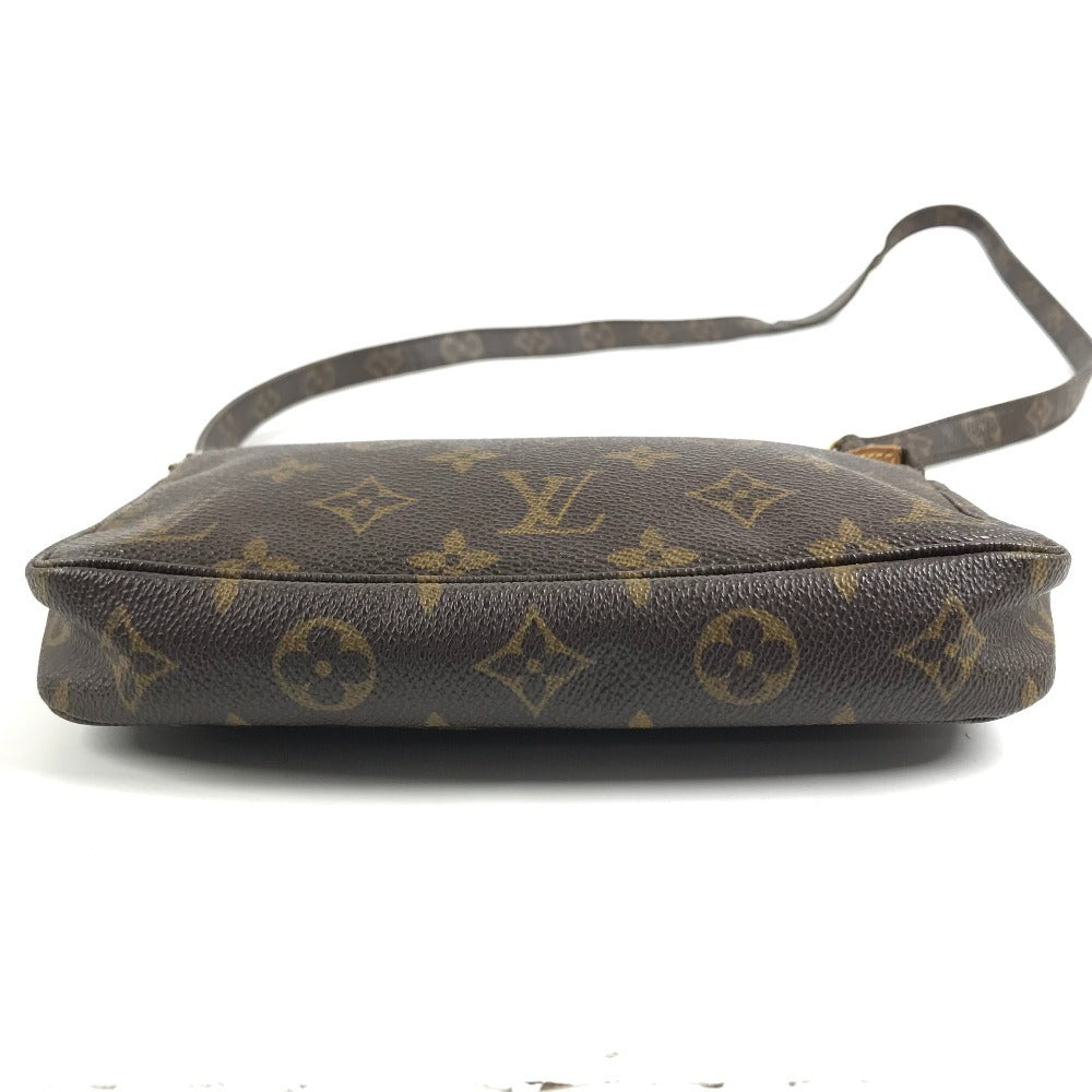 LOUIS VUITTON M40712 Monogram PochetteAccessoires Separate long strap Handbag Crossbody Shoulder Bag MonogramCanvas Brown Used