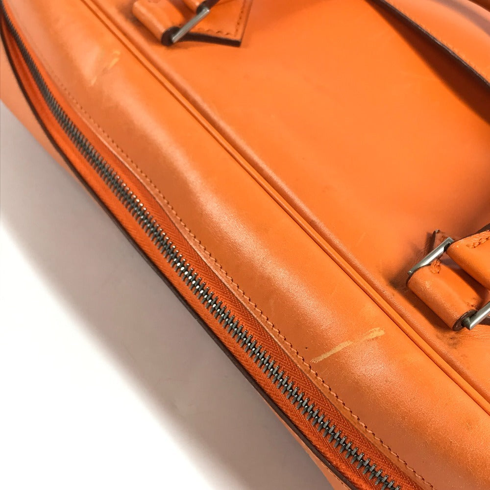 HERMES Plum Dog 38 Plum Dog 38 Bag, Tote Bag, Handbag, Document Bag Business bag Leather Orange Used