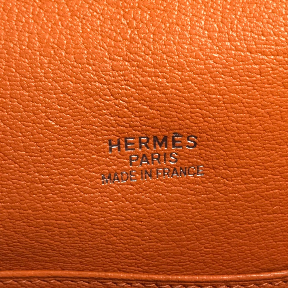 HERMES Plum Dog 38 Plum Dog 38 Bag, Tote Bag, Handbag, Document Bag Business bag Leather Orange Used