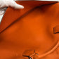 HERMES Plum Dog 38 Plum Dog 38 Bag, Tote Bag, Handbag, Document Bag Business bag Leather Orange Used