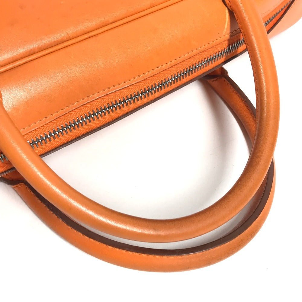 HERMES Plum Dog 38 Plum Dog 38 Bag, Tote Bag, Handbag, Document Bag Business bag Leather Orange Used
