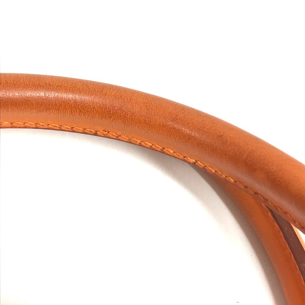 HERMES Plum Dog 38 Plum Dog 38 Bag, Tote Bag, Handbag, Document Bag Business bag Leather Orange Used