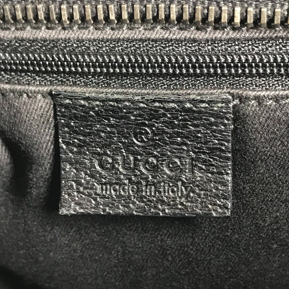 GUCCI 113011 GG logo Bag Tote Bag shawl Shoulder Bag GGCanvas/Leather Black Used