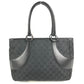 GUCCI 113011 GG logo Bag Tote Bag shawl Shoulder Bag GGCanvas/Leather Black Used