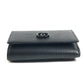 GUCCI 644407 GG Marmont logo Compact wallet Trifold wallet Leather Black Used