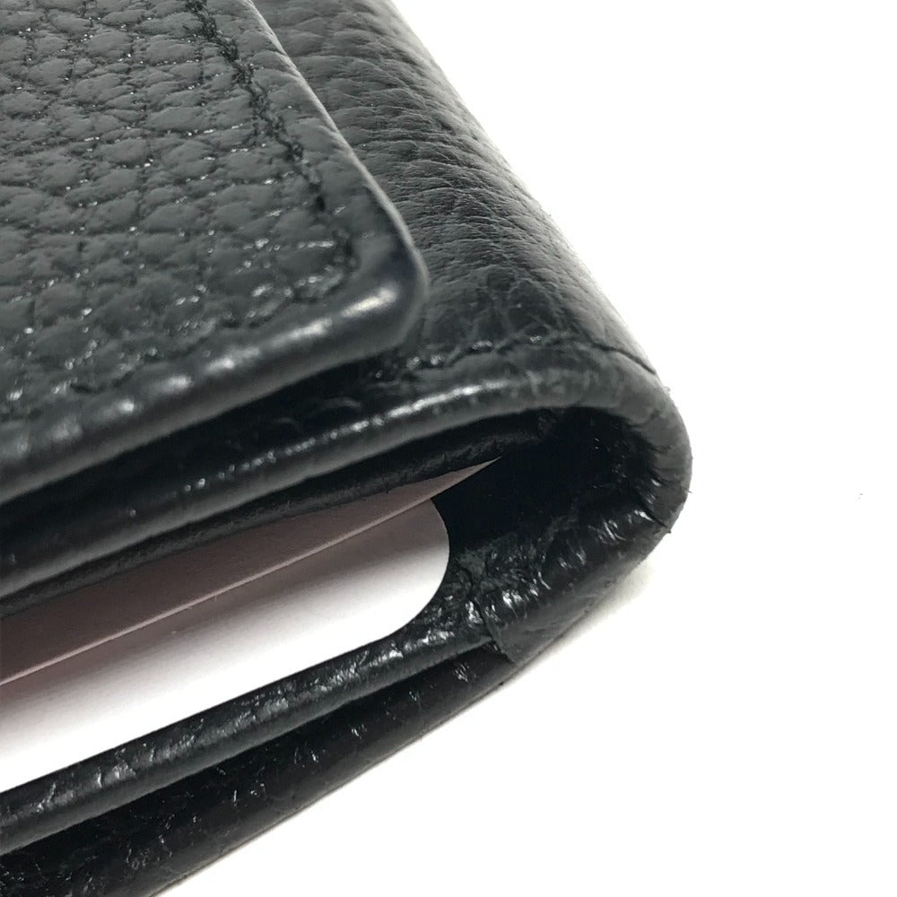 GUCCI 644407 GG Marmont logo Compact wallet Trifold wallet Leather Black Used