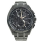 CITIZEN H804-T019731 Eco Drive Attesa Solar Men's Watch Wristwatch titanium Black Used