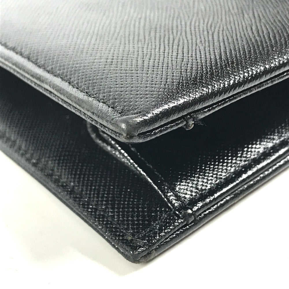 YVES SAINT LAURENT 不明 vintage Bag Pouch Clutch Bag Cluch Bag Leather Black Used